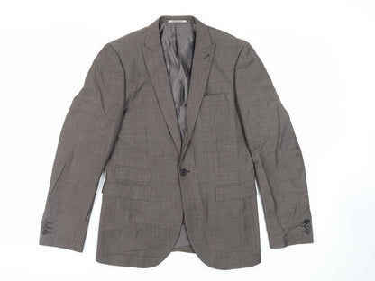 Mens UK Size 38 NEXT Regular Brown Suit Jacket