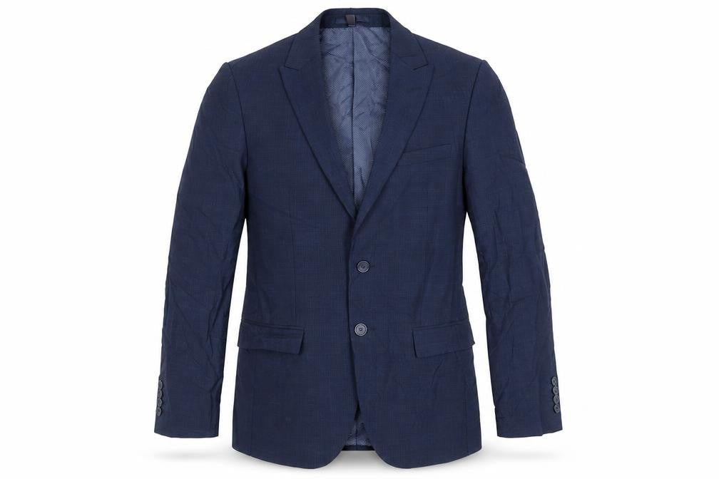 Mens UK Size 38 Marks and Spencer Regular Blue Suit Jacket