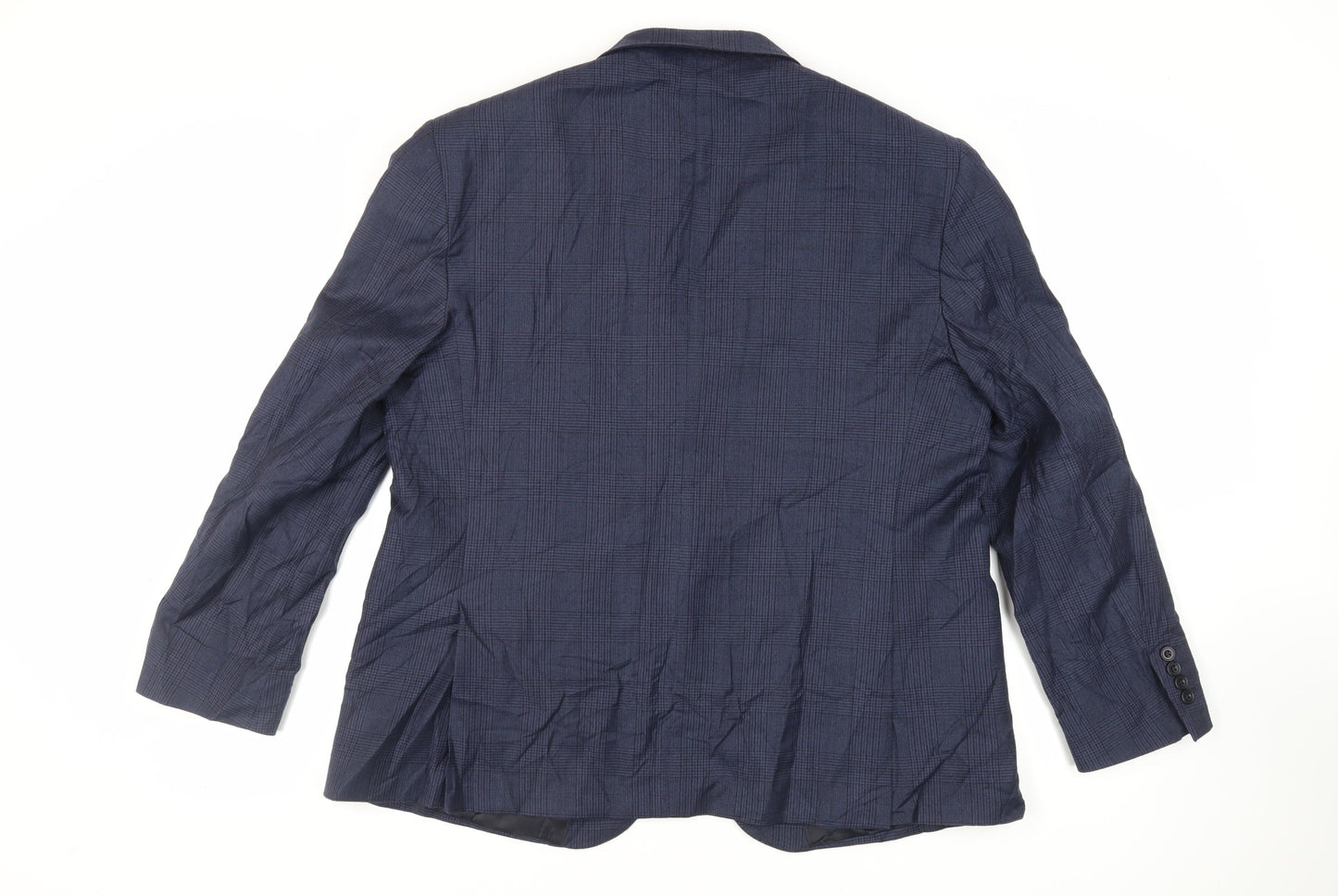 Mens UK Size 46 Marks and Spencer Regular Blue Suit Jacket