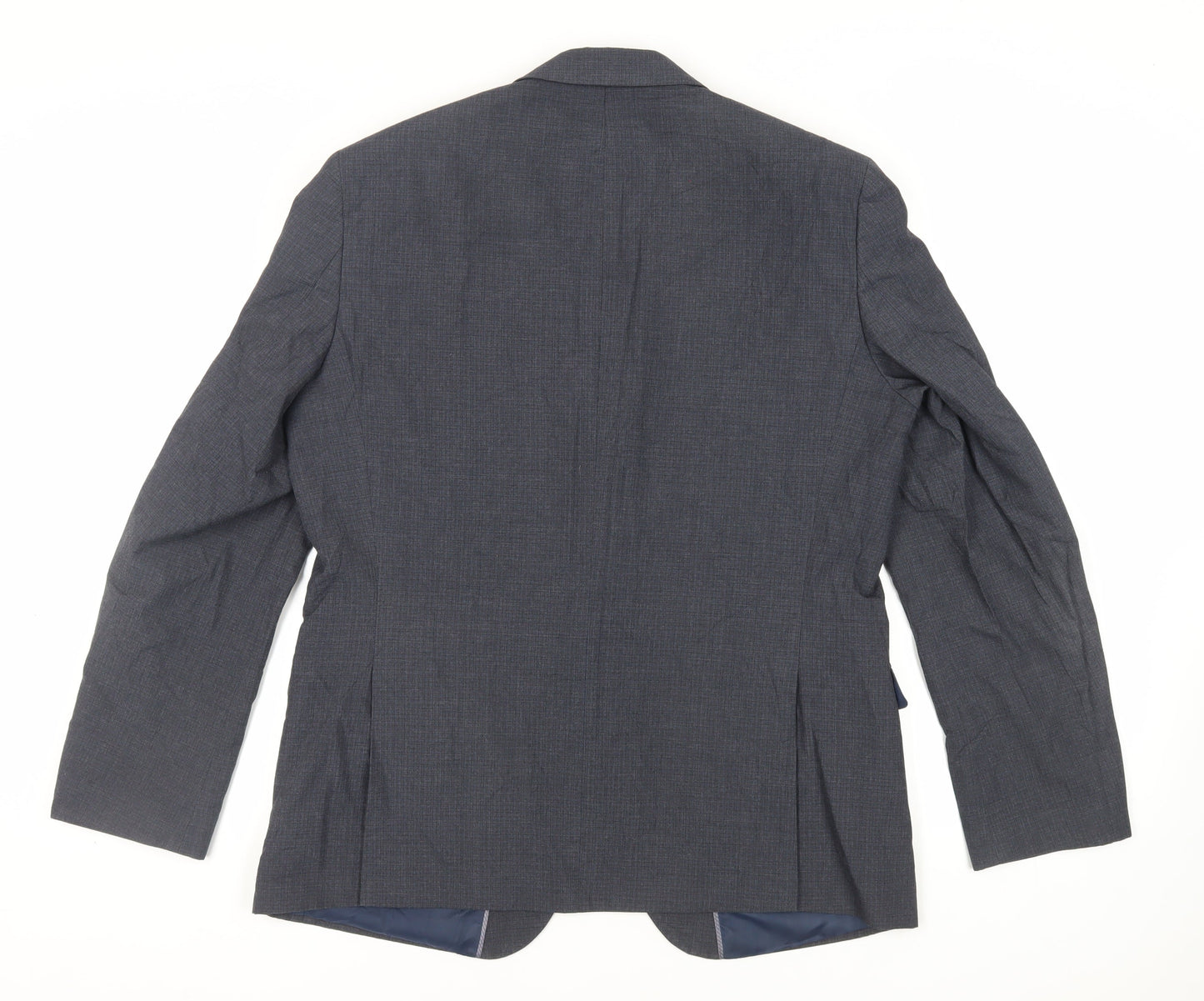 Mens UK Size 42 Marks and Spencer Regular Blue Suit Jacket
