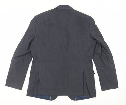 Mens UK Size 42 Marks and Spencer Regular Blue Suit Jacket