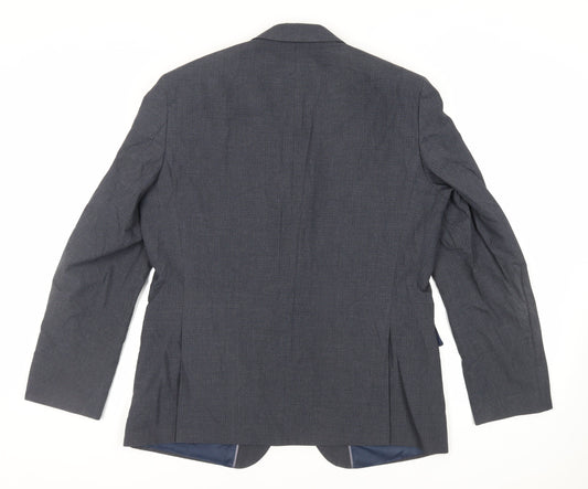 Mens UK Size 42 Marks and Spencer Regular Blue Suit Jacket