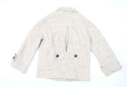 Marks and Spencer Womens Grey Jacket Size S Button