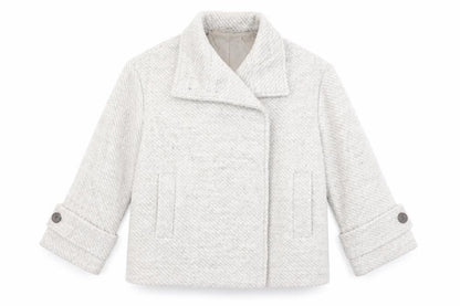 Marks & Spencer Womens Grey Jacket Size M Button