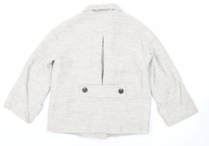 Marks and Spencer Womens Grey Jacket Size M Button
