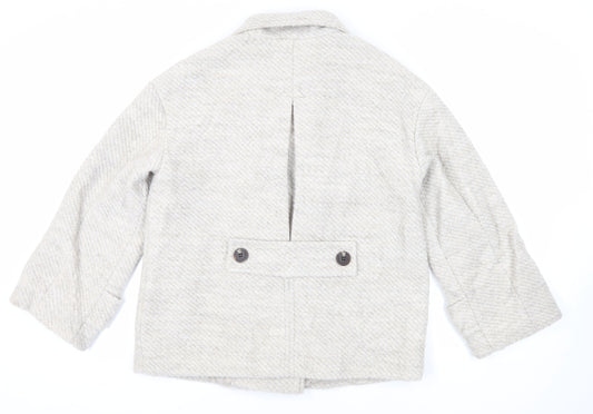 Marks and Spencer Womens Grey Jacket Size M Button