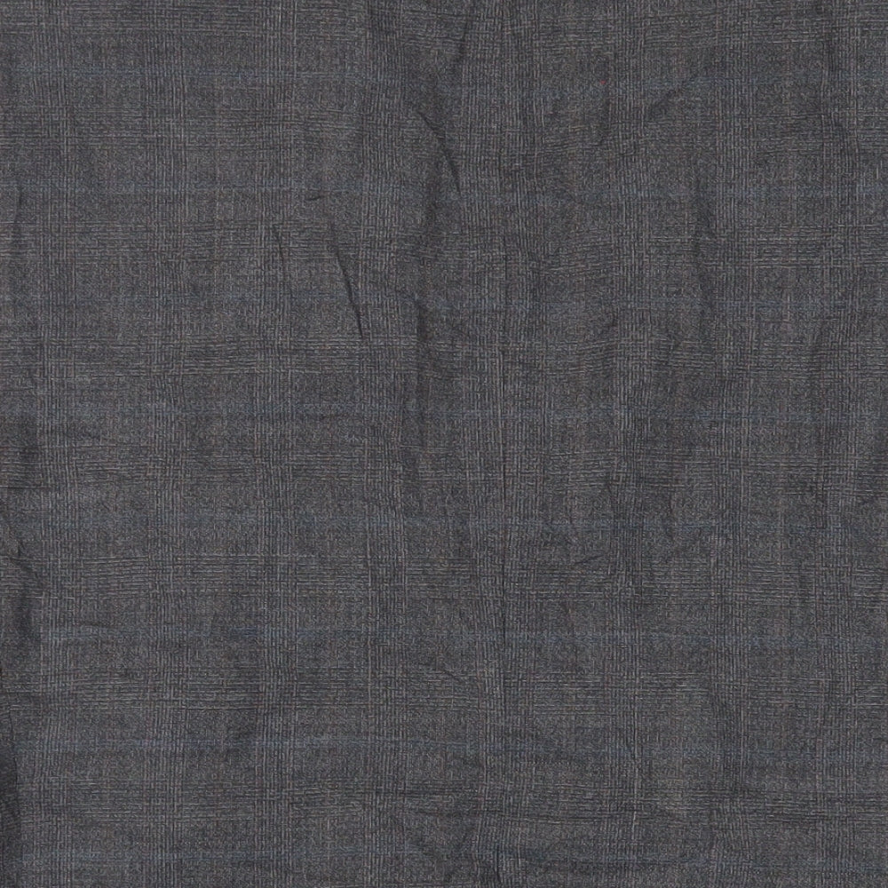 Woodhouse Mens Grey Plaid Wool Jacket Suit Jacket Size 40 Regular