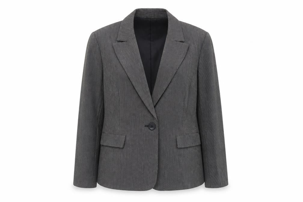 Next Womens Grey Jacket Blazer Size 16 Button
