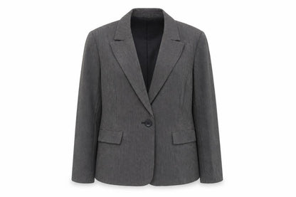 Next Womens Grey Jacket Blazer Size 16 Button