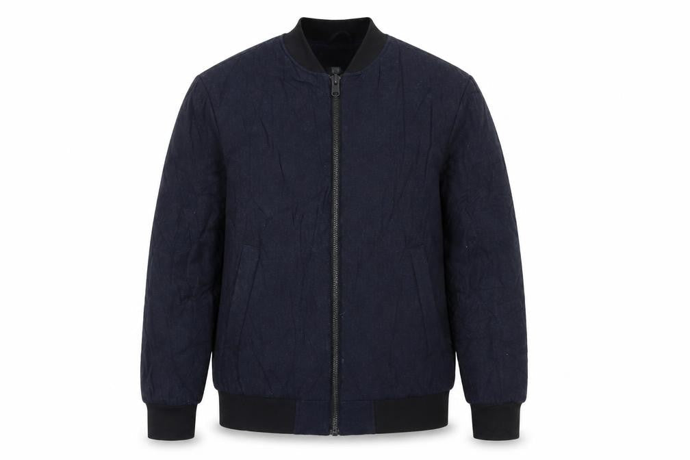 Mens UK Size M H&M Blue Bomber Jacket