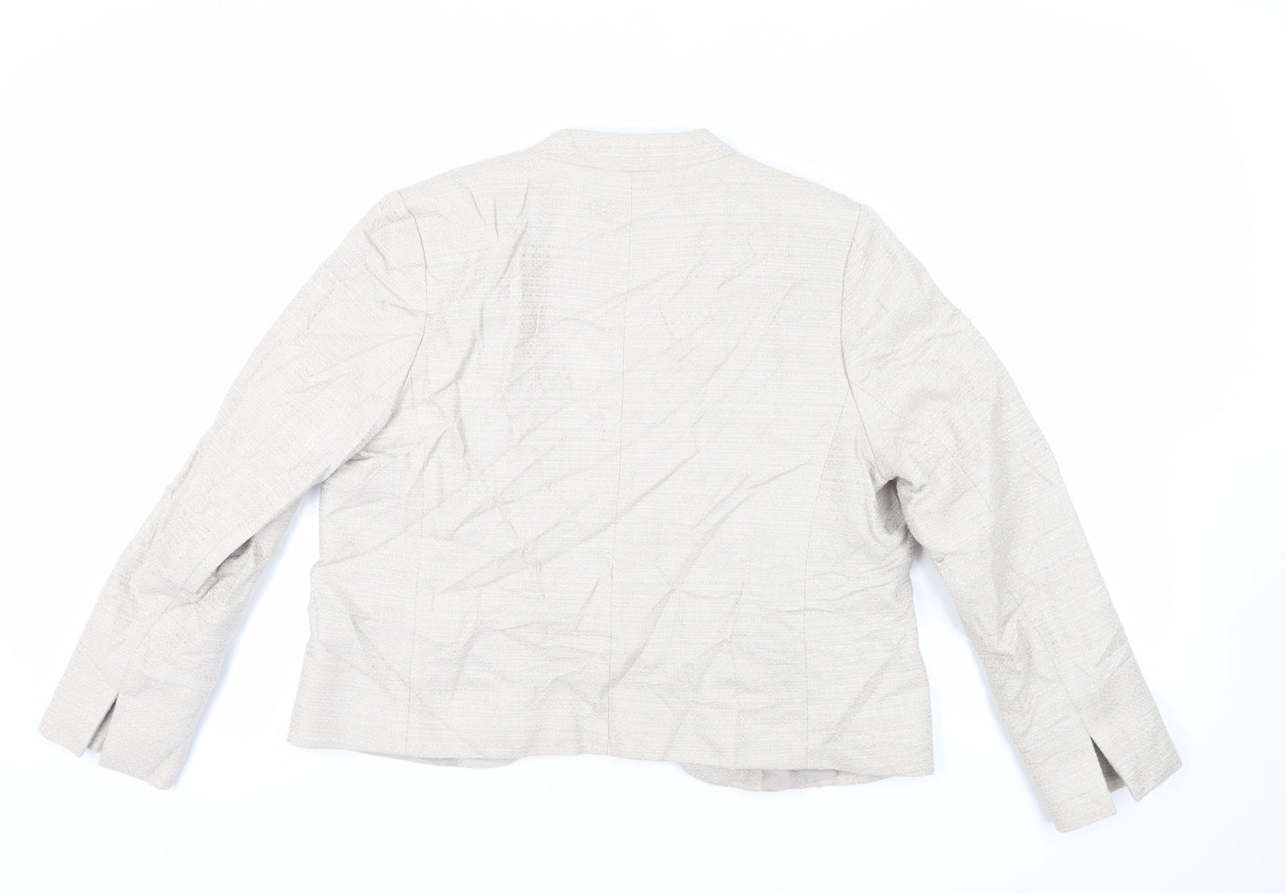 Womens UK Size 14 Bonmarché Beige Jacket