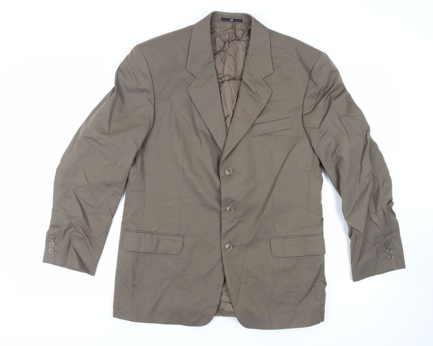 Mens UK Size 40 Ciro Citterio Regular Brown Suit Jacket