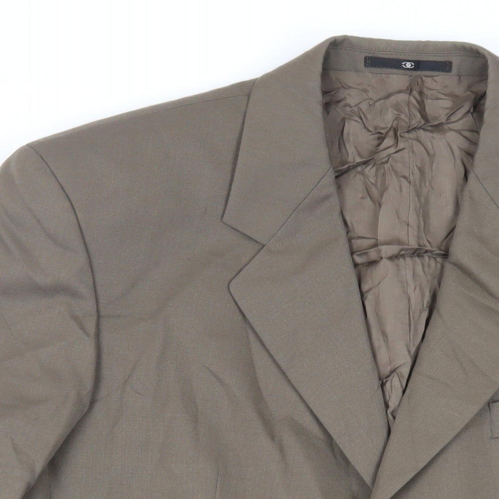 Mens UK Size 40 Ciro Citterio Regular Brown Suit Jacket