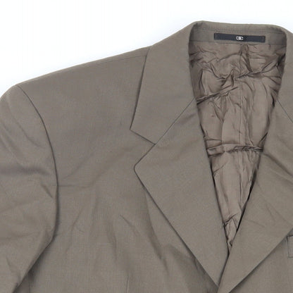 Mens UK Size 40 Ciro Citterio Regular Brown Suit Jacket