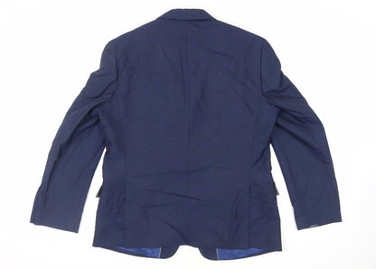 Mens UK Size 42 Marks and Spencer Regular Blue Suit Jacket