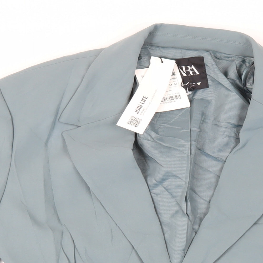 Womens UK Size M Zara Green Jacket