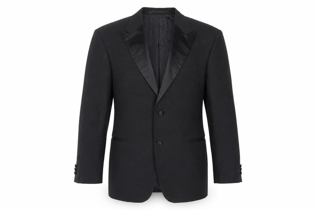 Mens UK Size 36 Marks and Spencer Regular Black Suit Tuxedo