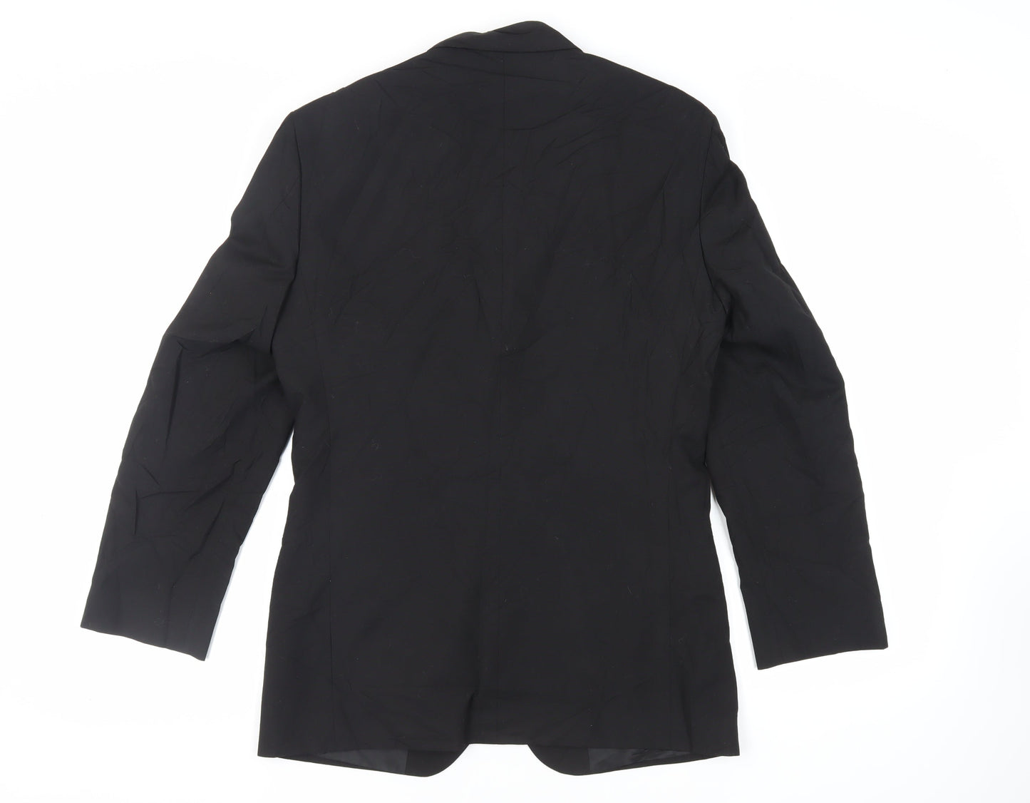 Mens UK Size 36 Marks and Spencer Regular Black Suit Tuxedo
