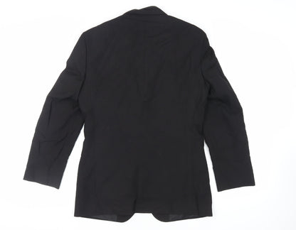 Mens UK Size 36 Marks and Spencer Regular Black Suit Tuxedo
