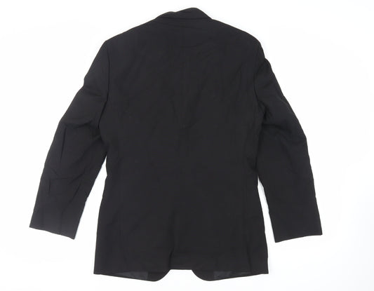 Mens UK Size 36 Marks and Spencer Regular Black Suit Tuxedo