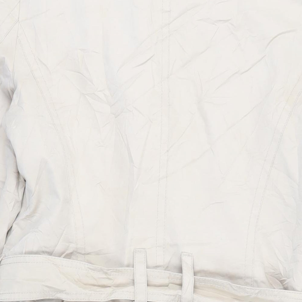 Esprit Womens Beige Trench Coat Coat Size 14 Button - Belted