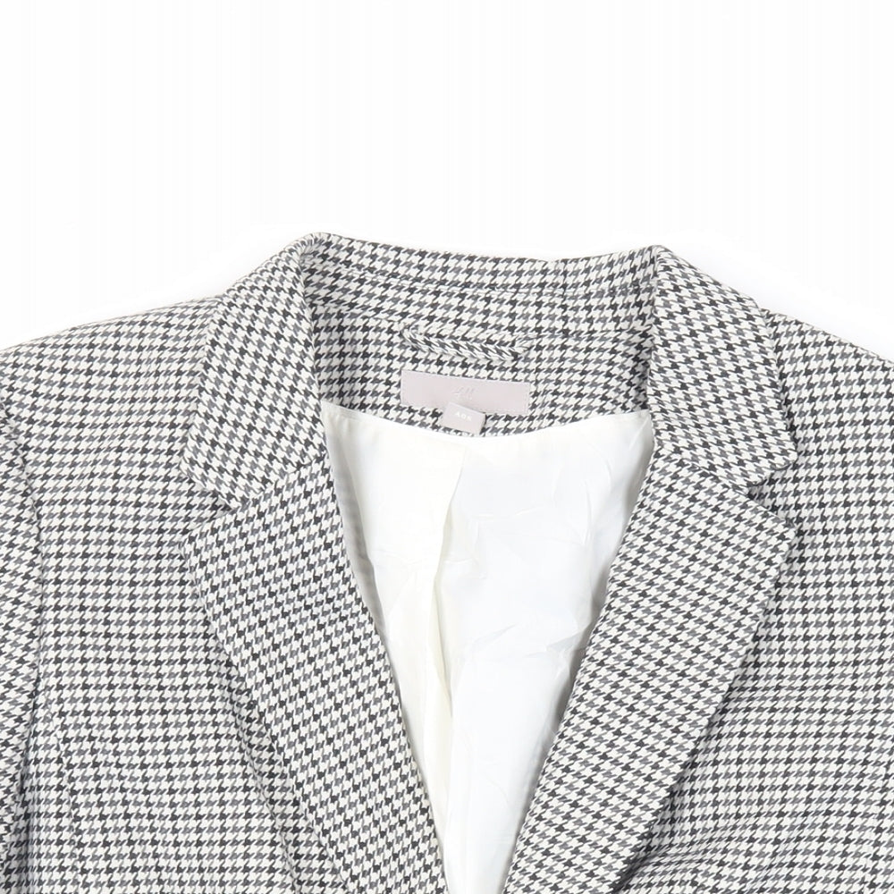 Womens UK Size 12 H&M Grey Jacket