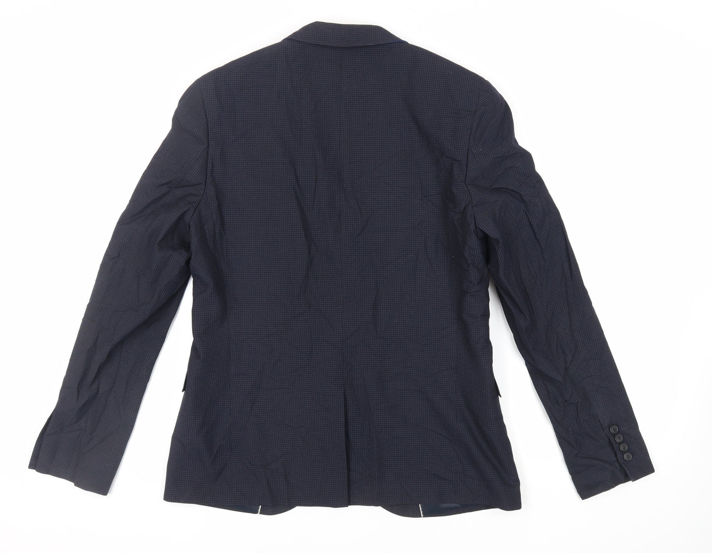 Mens UK Size 40 Topman Regular Blue Suit Jacket