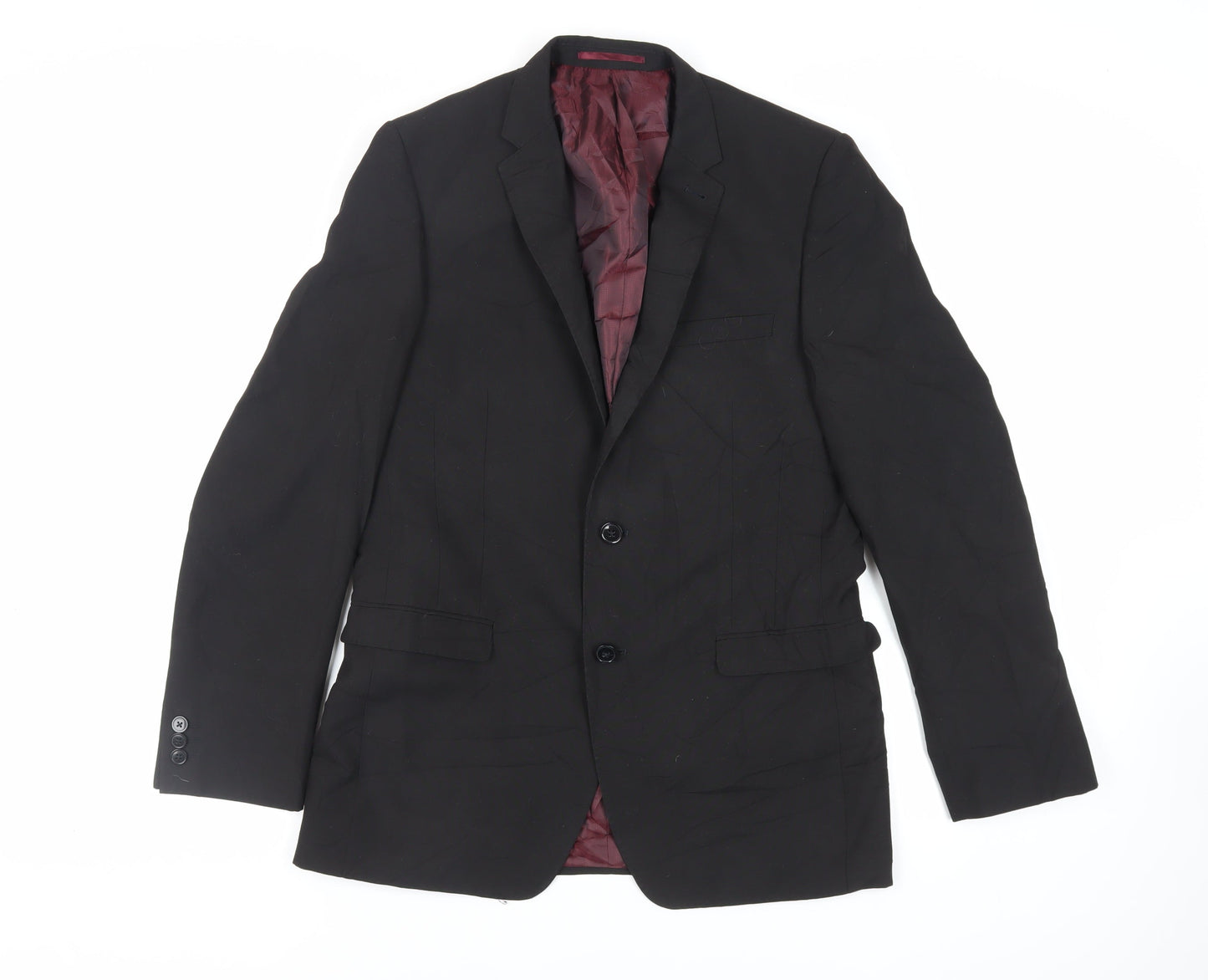 Mens UK Size 38 Marks and Spencer Regular Black Suit Jacket