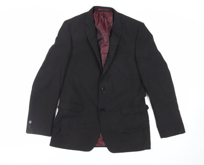 Mens UK Size 38 Marks and Spencer Regular Black Suit Jacket