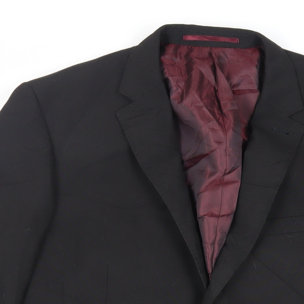 Mens UK Size 38 Marks and Spencer Regular Black Suit Jacket