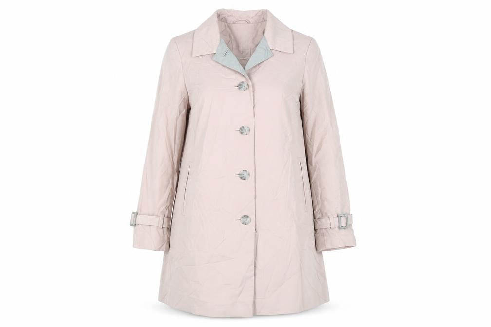 Womens UK Size 12 Debenhams Pink Trench Coat
