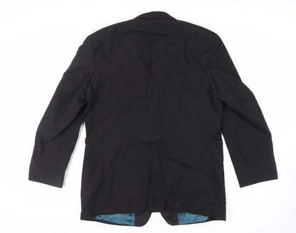 Mens UK Size 44 St Michael Regular Black Suit Tuxedo