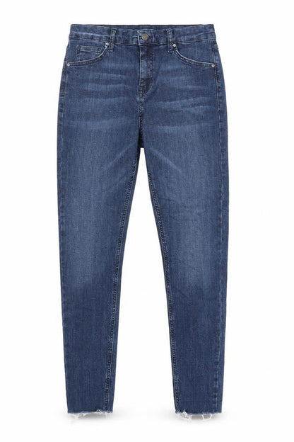 Womens UK Size 30 in Topshop Regular Fit Skinny Blue Jeans
