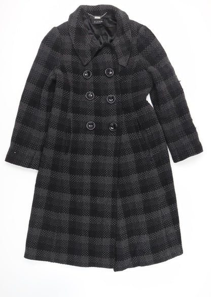 Womens UK Size 12 Planet Black Pea Coat