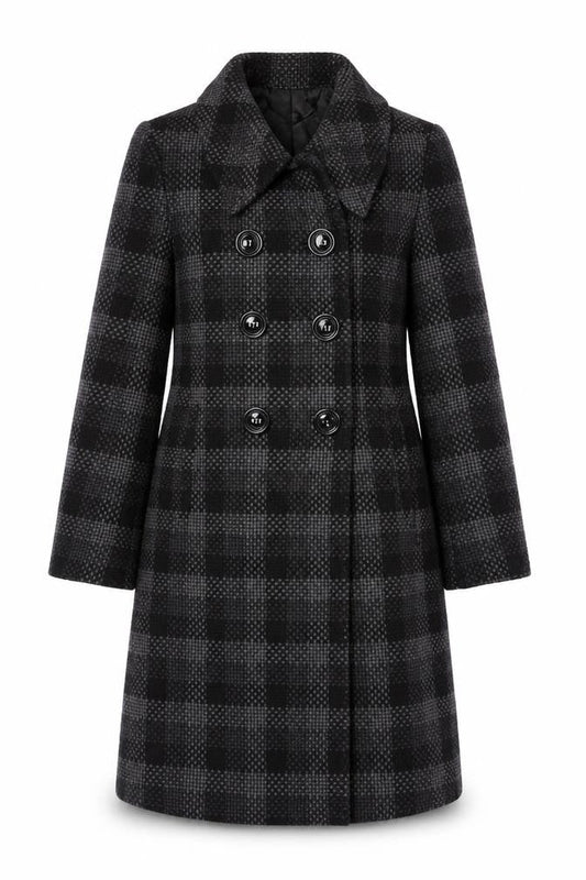 Womens UK Size 12 Planet Black Pea Coat