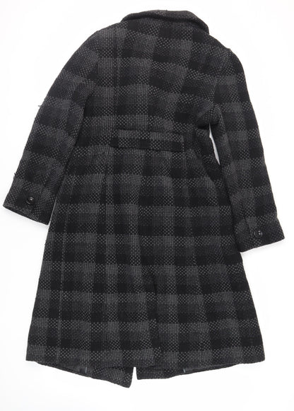 Womens UK Size 12 Planet Black Pea Coat