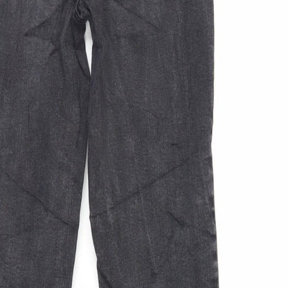Zara Womens Grey Cotton Skinny Jeans Size 6 L28 in Regular Zip