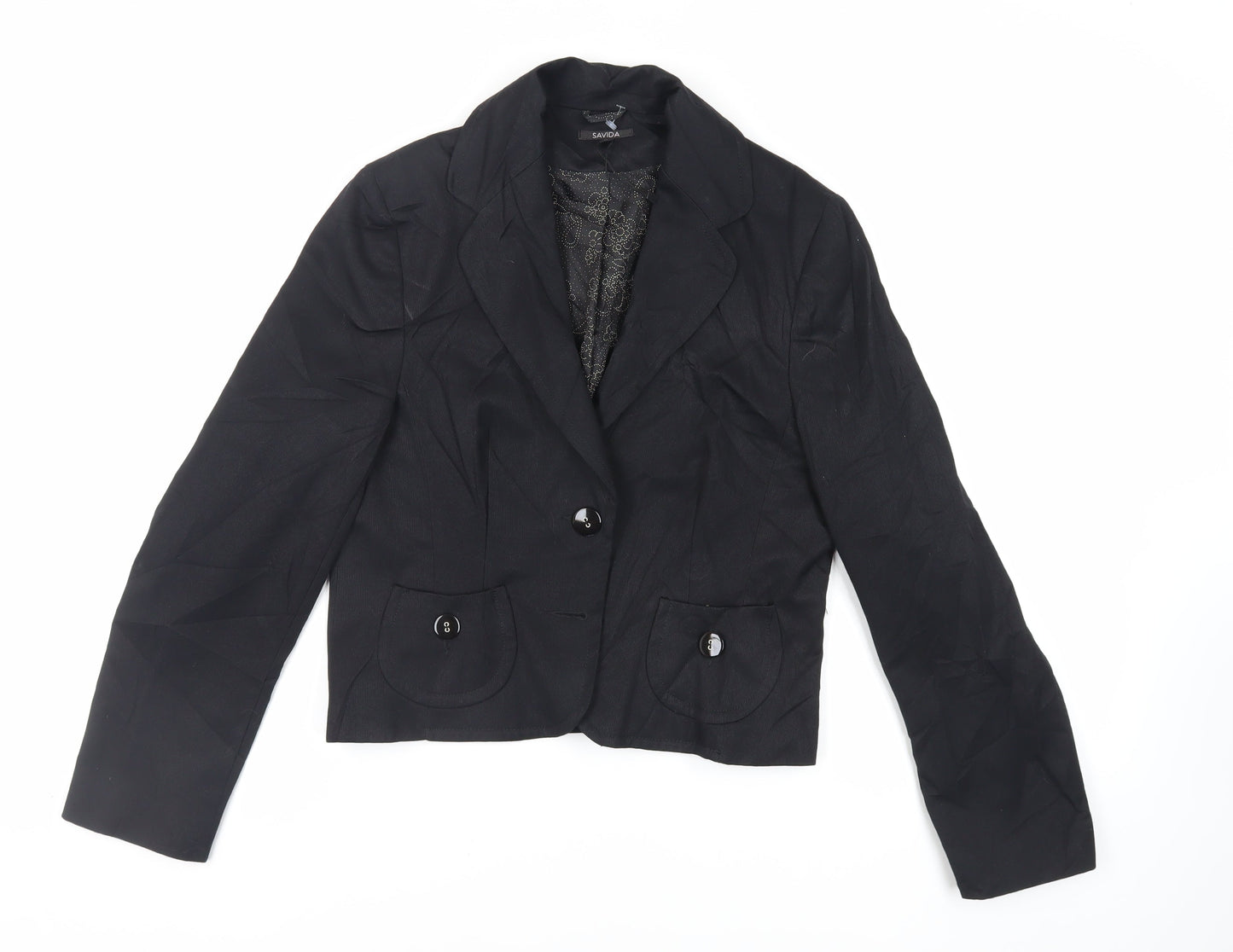Womens UK Size 14 Savida Black Jacket