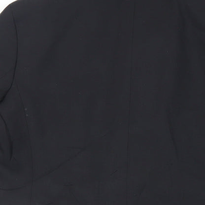 Modern Classics Womens Black Jacket Blazer Size 12 Button - Vintage