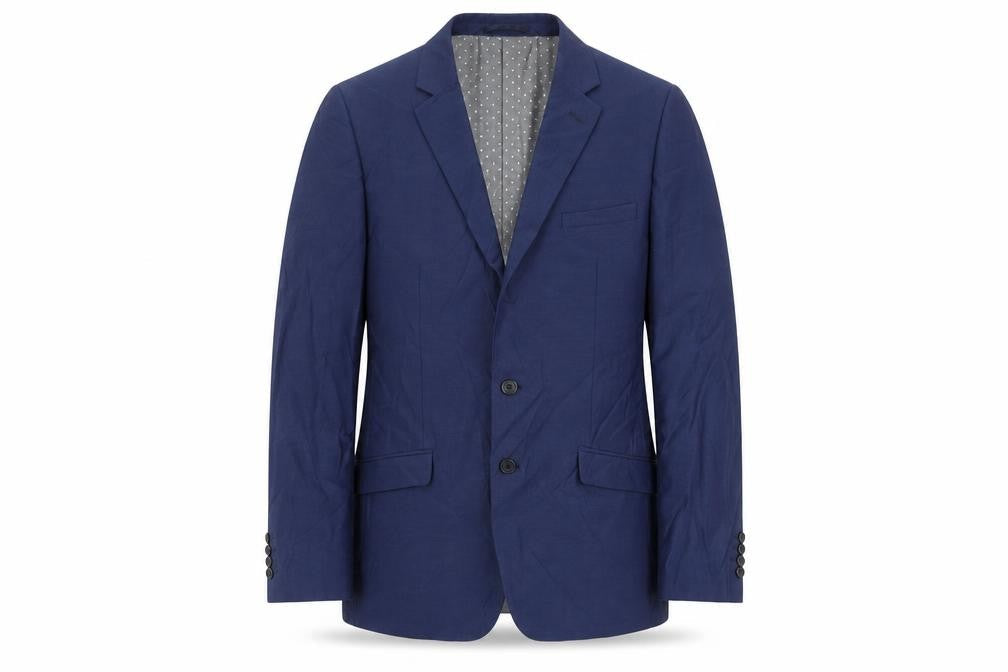 Mens UK Size 40 Dobell Regular Blue Suit Jacket