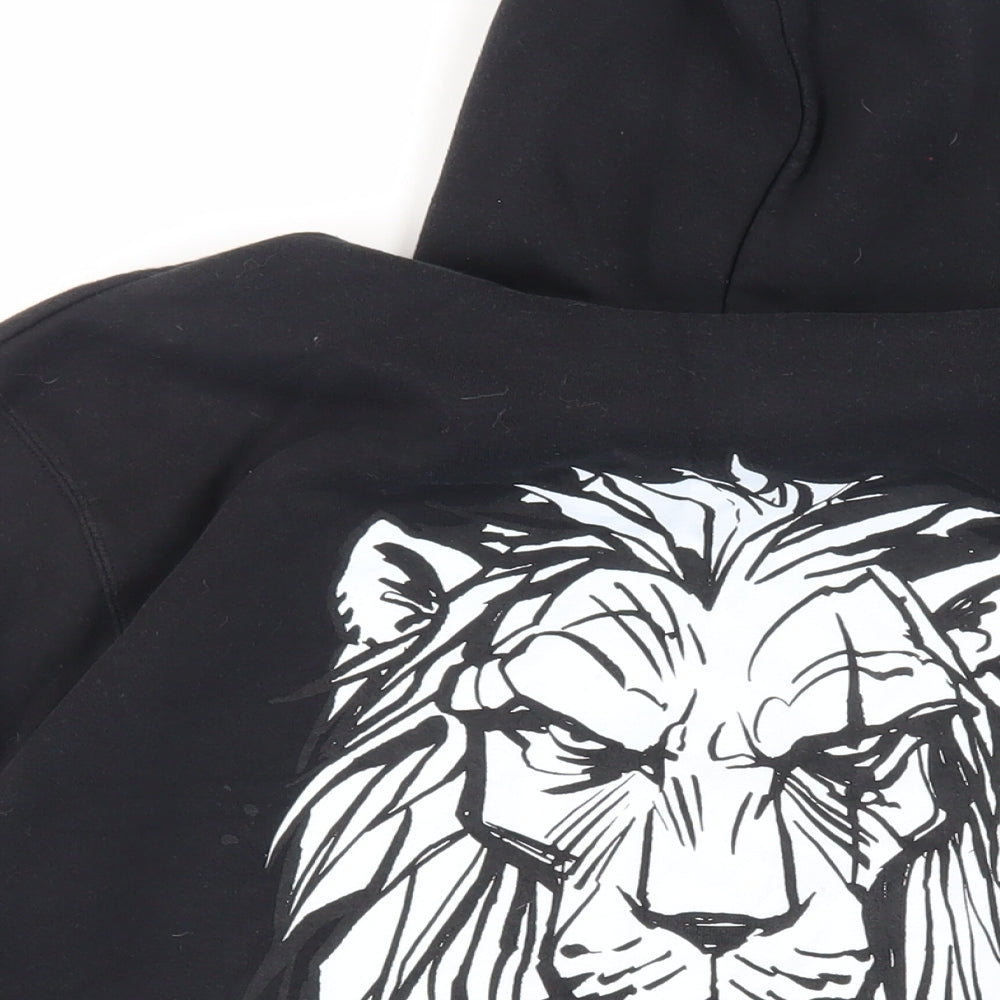 Womens UK Size M Disney Black Full Zip Hoodie