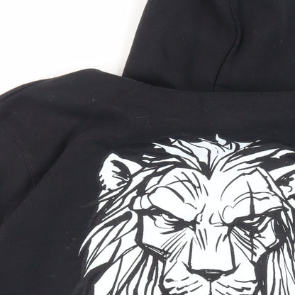 Womens UK Size M Disney Black Full Zip Hoodie