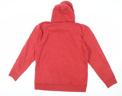 Mens UK Size S Jack Wills Red Pullover Hoodie