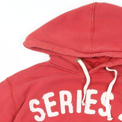 Mens UK Size S Jack Wills Red Pullover Hoodie