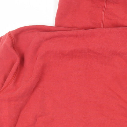 Mens UK Size S Jack Wills Red Pullover Hoodie