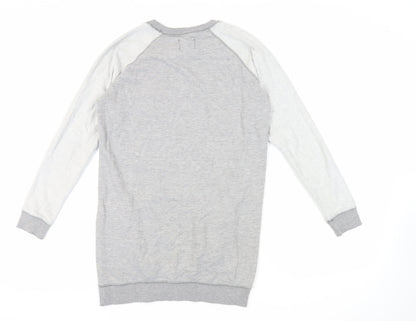 Womens UK Size 8 NEXT Grey Pullover Sweatshirt