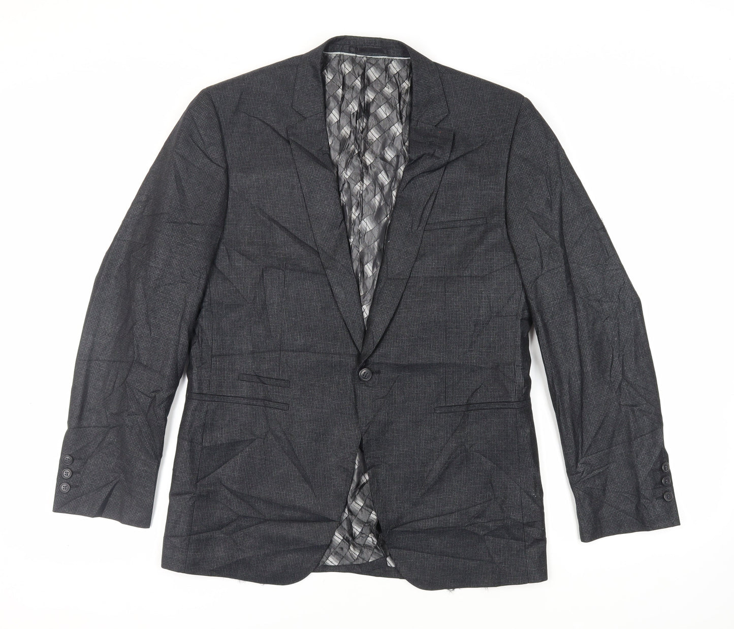 Mens UK Size 40 Stonebridge Regular Black Suit Jacket