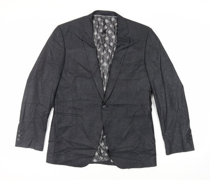Mens UK Size 40 Stonebridge Regular Black Suit Jacket