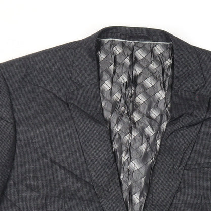 Mens UK Size 40 Stonebridge Regular Black Suit Jacket
