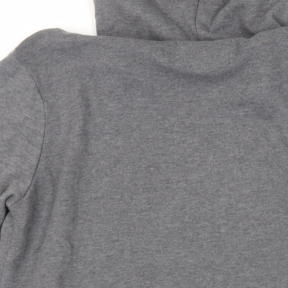 Mens UK Size XS River Island Grey Full Zip Hoodie